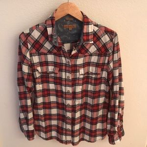 Ladies red flannel